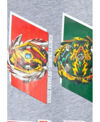 Boys Burst 4 Spinner Tops Wizard Fafnir Ace Dragon Erasre Delvos Let It Rip! T-Shirt Tee