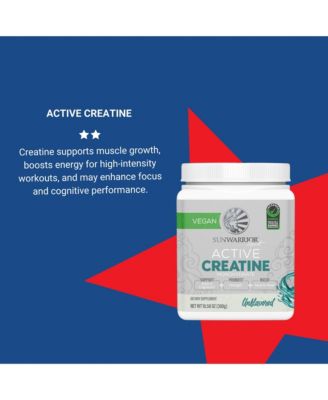 Active Creatine Monohydrate Powder, Organic Creatine & Keto Friendly, Unflavored, 300gm (60 Servings)