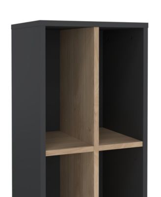 80.59" High 10 Shelf Narrow Bookcase