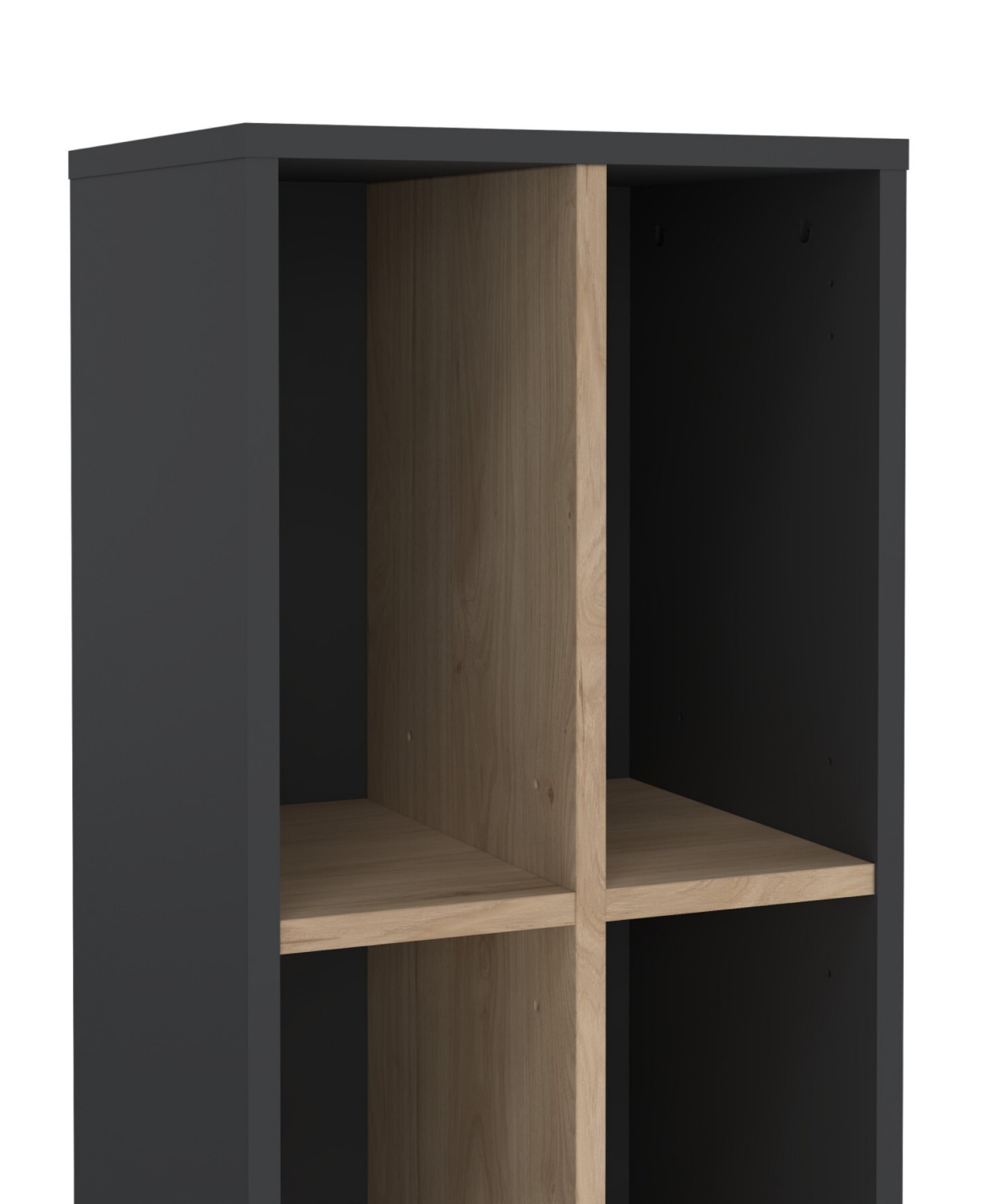 Tvilum 80.59" Wood 10 Shelf Narrow Bookcase