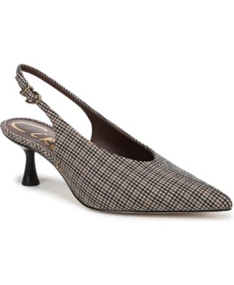Circus NY by Sam Edelman - Women's Fawn High-Vamp Slingback Kitten Heel Pumps