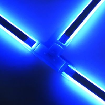 2 Pin Connectors Accessories T Shape w/ Pin 7x14mm RGB Neon Rope Light