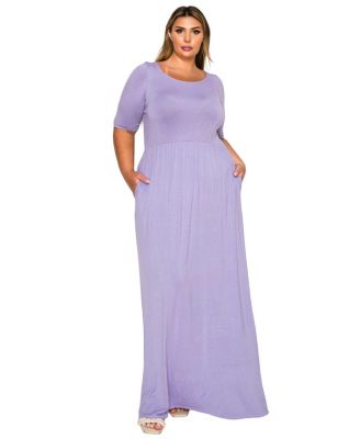 Plus Size Eva Pocket Maxi Dress