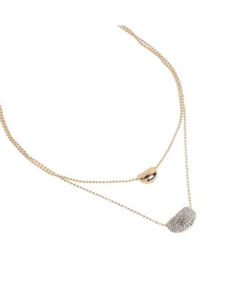 Bling Bean Multi-Layer Necklace