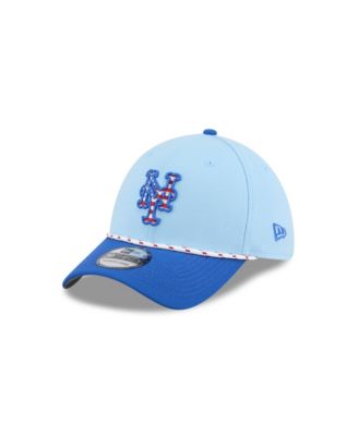 New Era - Men's Light Blue/Blue New York Mets 2025 Fourth of July 39THIRTY Flex Hat