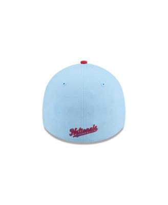 Men's Light Blue/Red Washington Nationals 2025 Fourth of July 39THIRTY Flex Hat