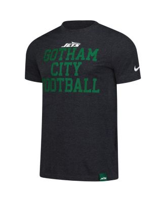 Men's Heather Black New York Jets Blitz Tri-Blend T-Shirt
