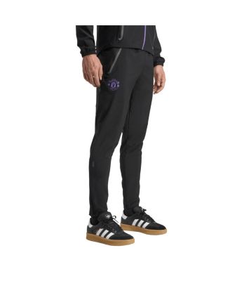 adidas - Men's Black Manchester United 2025/26 Tiro Vis Tech AEROREADY Travel Pants