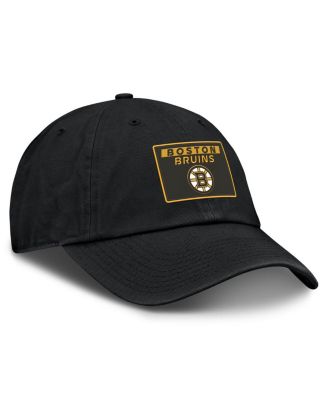 Men's Black Boston Bruins Authentic Pro Prime Adjustable Hat