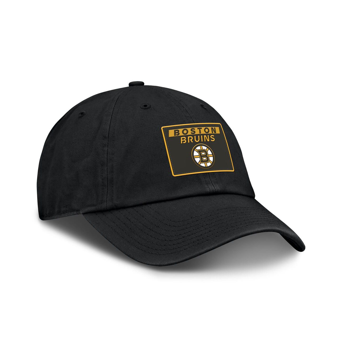 Мужская кепка Fanatics Black Boston Bruins Authentic Pro Prime Adjustable Hat — фото 3