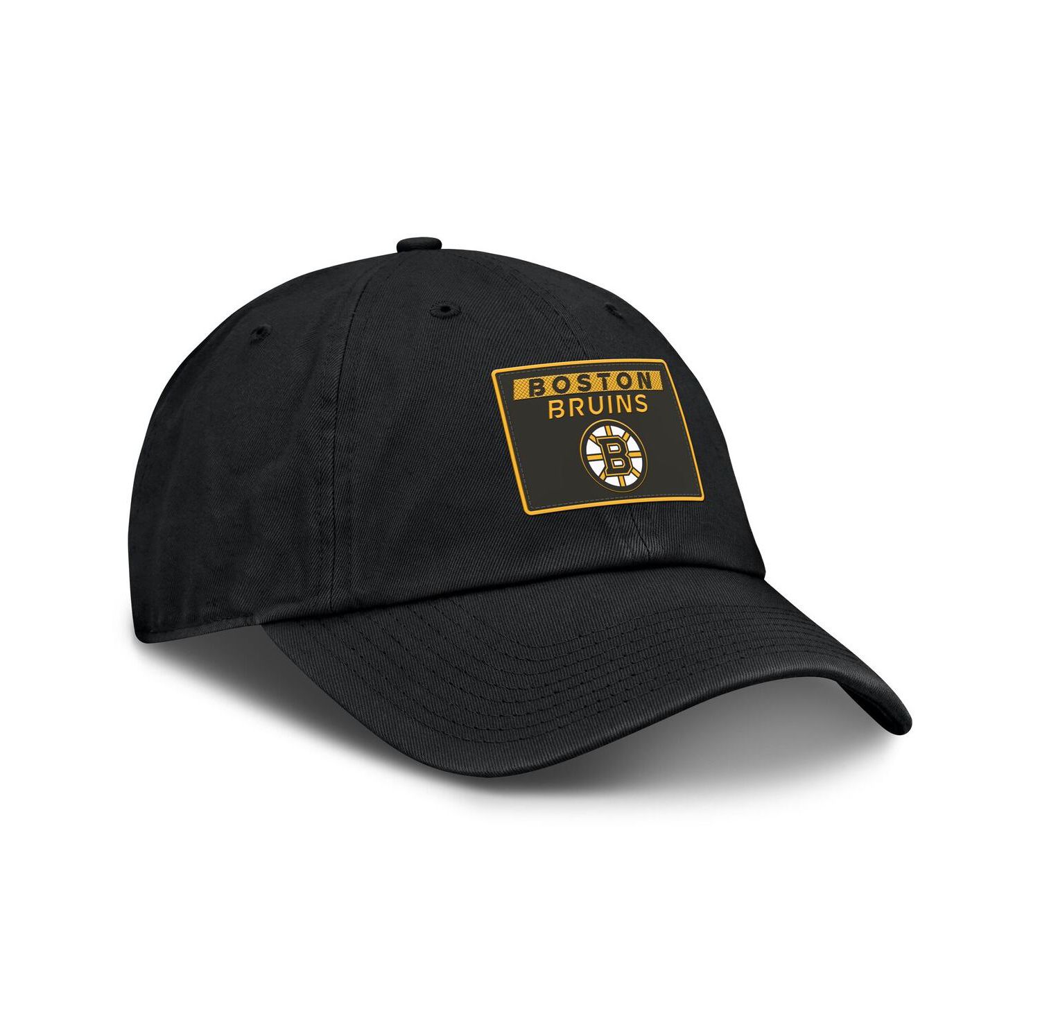 Men's Black Boston Bruins Authentic Pro Prime Adjustable Hat