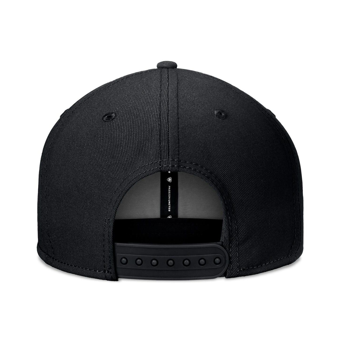 Мужская кепка Top of the World Black Clemson Tigers Bullpen Snapback Hat — фото 4