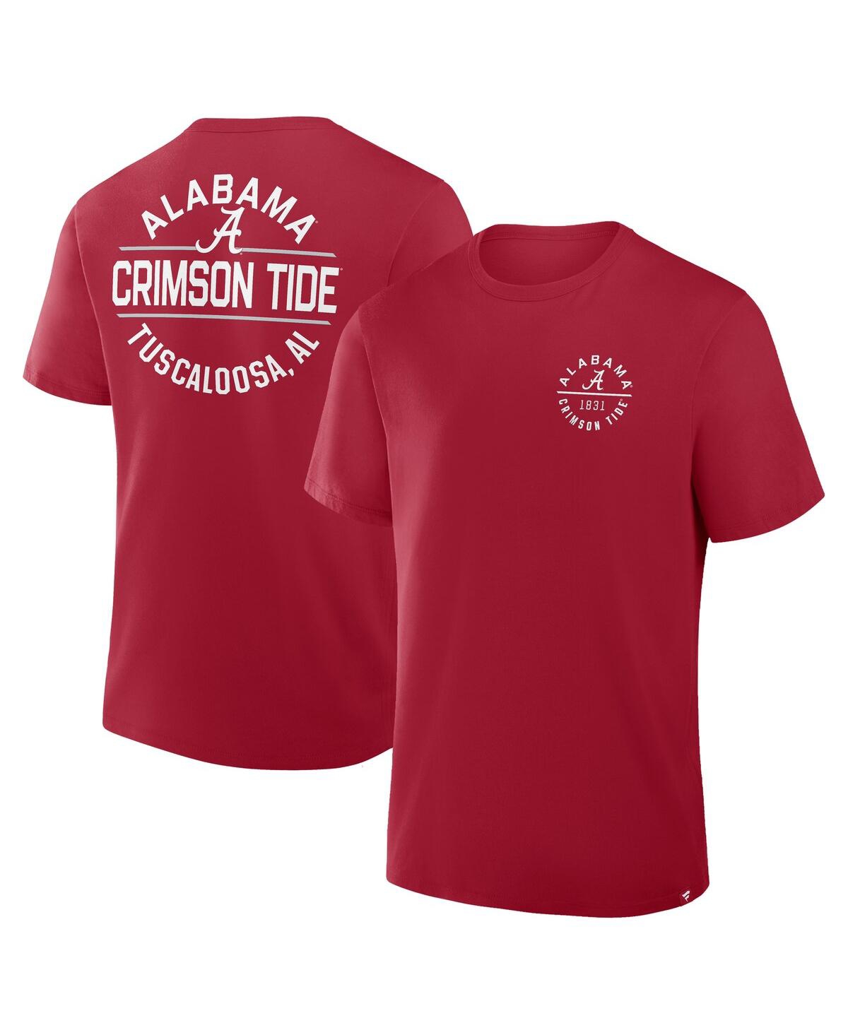 Fanatics Men's Crimson Alabama Crimson Tide Fastbreak T-shirt In Red