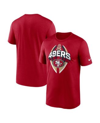 Nike - Men's Scarlet San Francisco 49ers Big Tall Primetime Legend Icon Performance T-Shirt