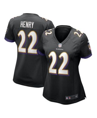 Nike - Women's Derrick Henry Black Baltimore Ravens Alternate Game Jersey