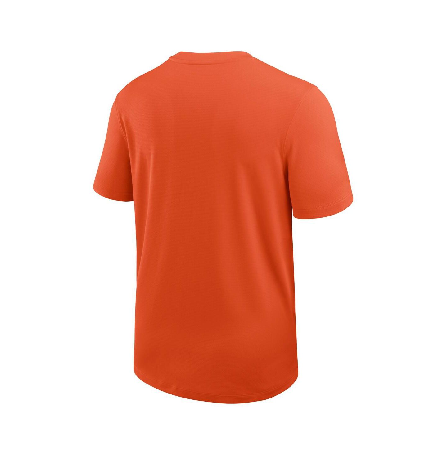 Мужская футболка Nike Orange Clemson Tigers 2025 Sideline UV Performance Coach — фото 3