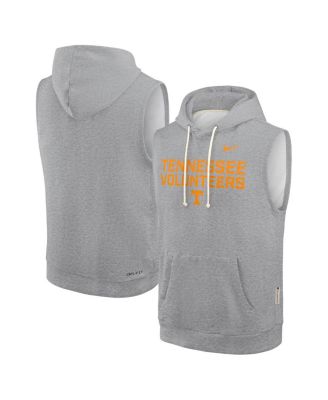 Nike - Men's Heather Gray Tennessee Volunteers 2025 Sideline Performance Sleeveless Pullover Hoodie