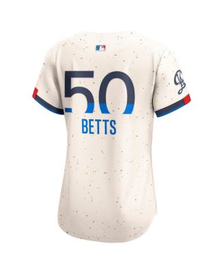 Women's Mookie Betts Cream Los Angeles Dodgers City Connect Limited Jersey
