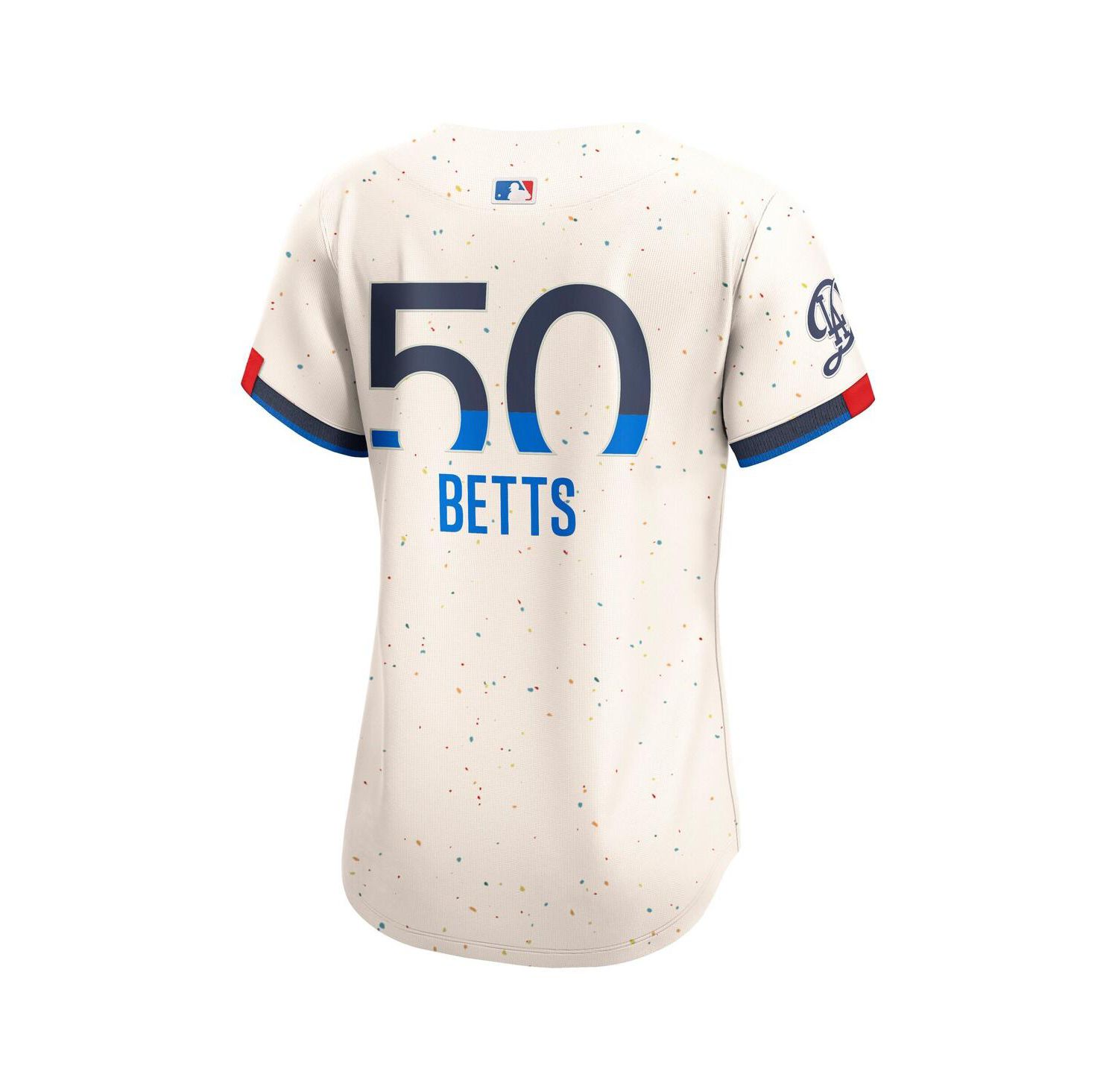 Women's Mookie Betts Cream Los Angeles Dodgers City Connect Limited Jersey