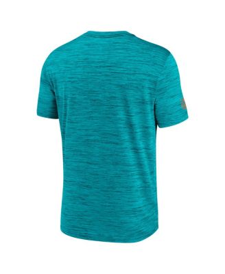 Men's Aqua Miami Dolphins Big Tall Sideline Velocity Performance T-Shirt
