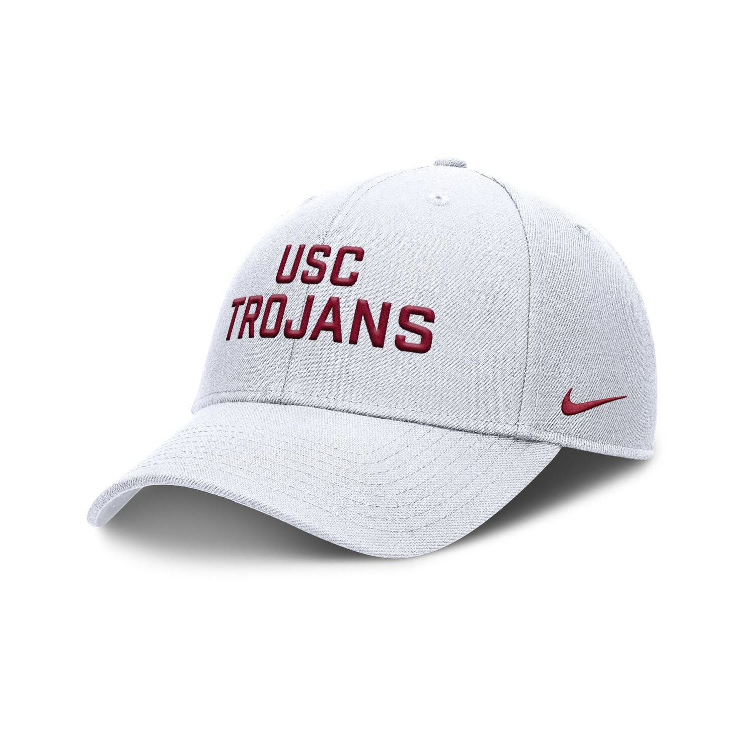 Men's White USC Trojans Rise Practice Adjustable Hat