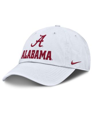 Nike - Men's White Alabama Crimson Tide 2025 Sideline Club Adjustable Hat