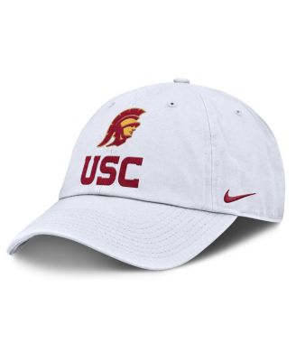 Nike - Men's White USC Trojans 2025 Sideline Club Adjustable Hat