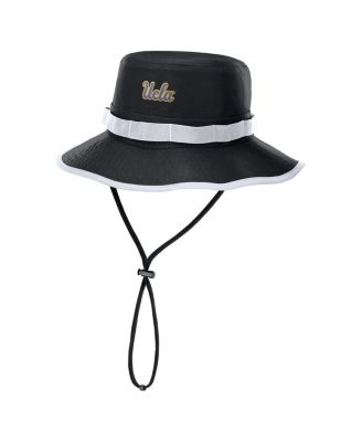 Nike - Men's Black UCLA Bruins 2025 Sideline Apex Boonie Performance Bucket Hat