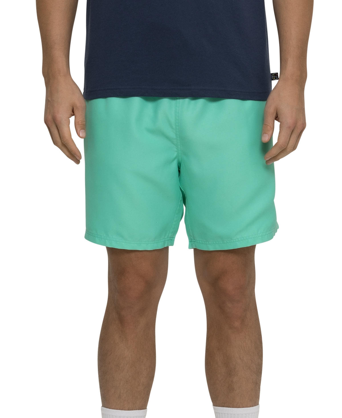 Mens Party On Pool Shorts - Mint