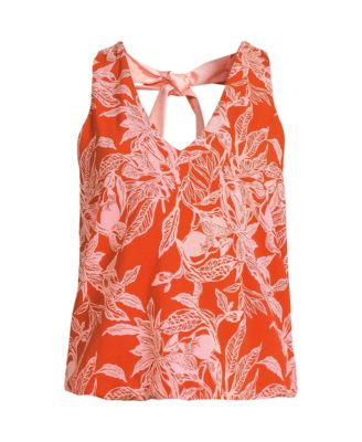 Plus Size Lightweight Jersey Blouson Vneck Tank