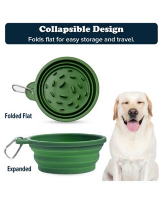 3-in-1 Dog Walk Bag & Travel Bowl with Matching Planet-Safe Dog Poop Bags