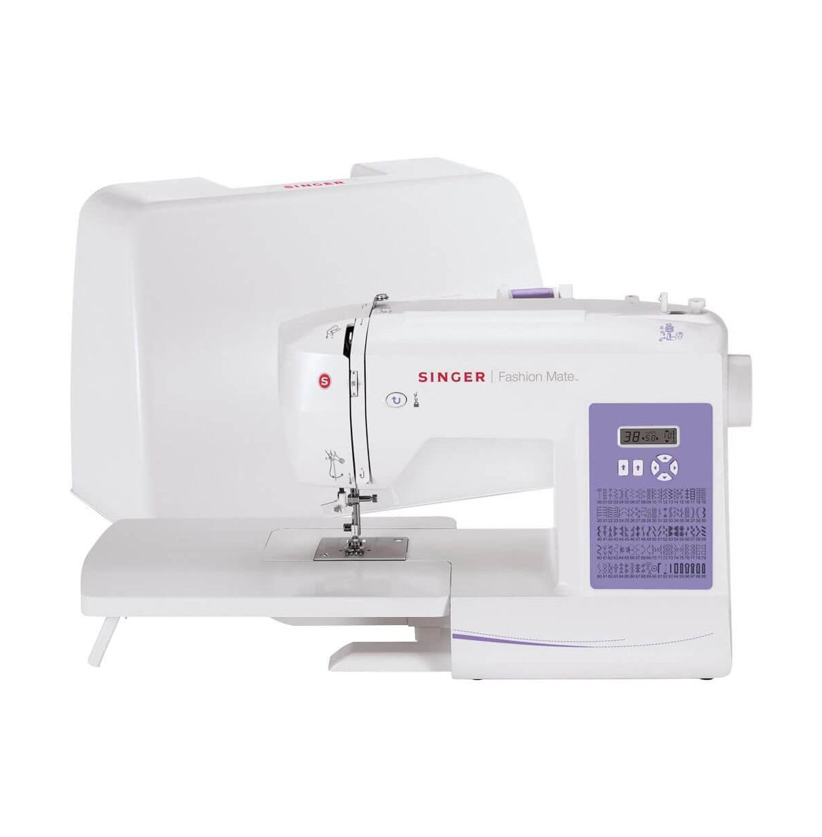 Fashion Mate Sewing Machine with Extension Table - White - White