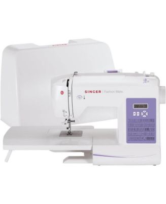 Singer Fashion Mate Sewing Machine with Extension Table - White - Macy's