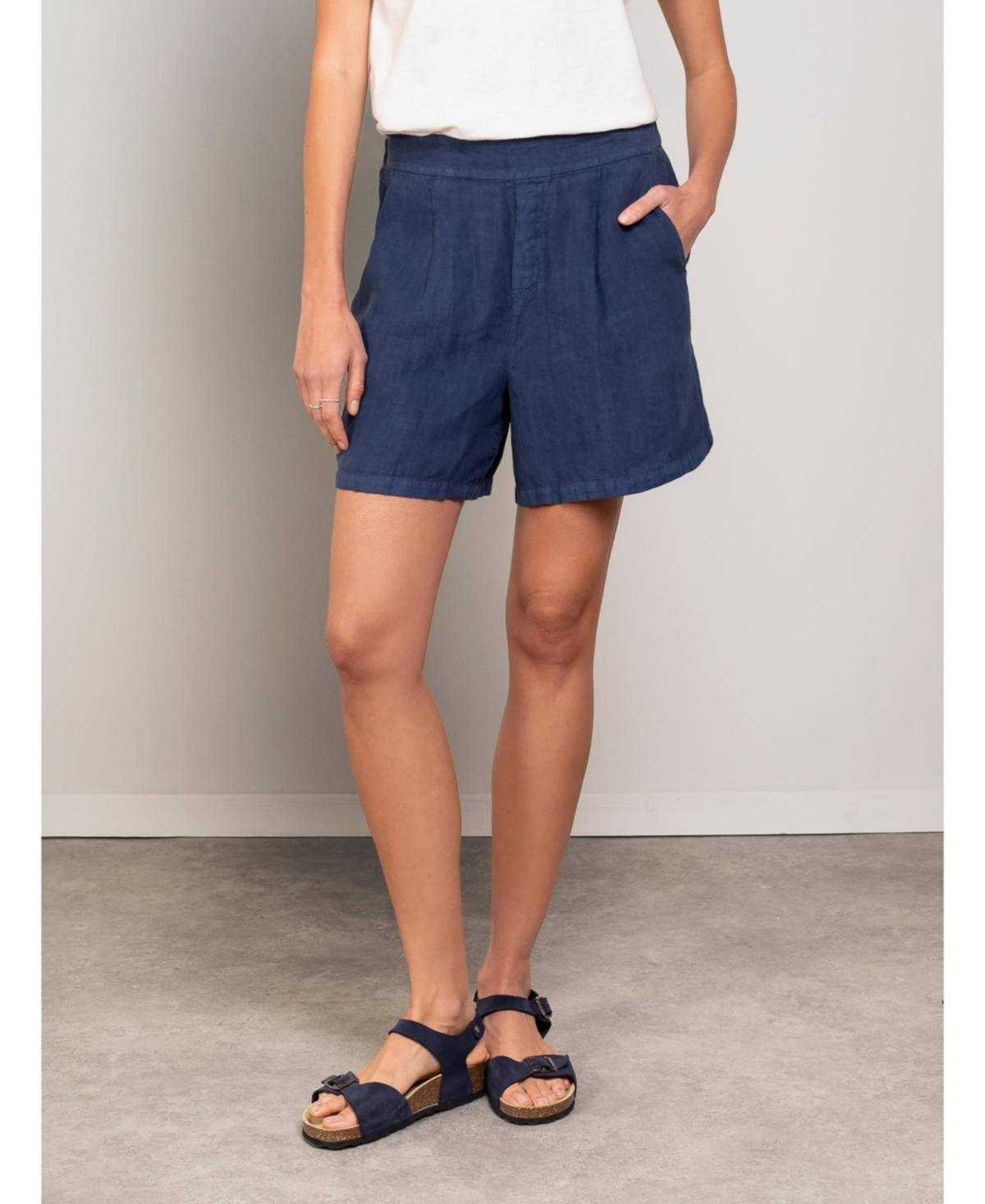 Women's Pull On Shorts - Dark navy