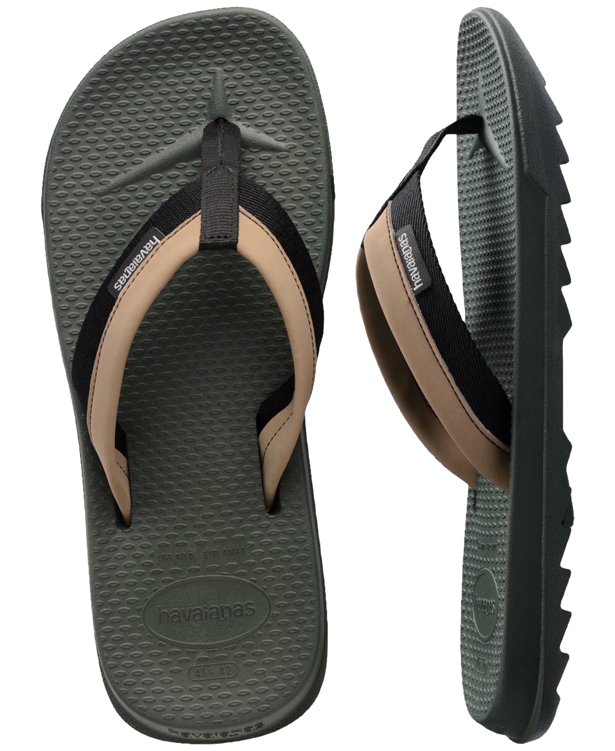 Havaianas Track Plus Flip Flop In Green