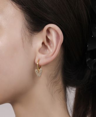 Crystal Trio Huggie Hoop Earring Set