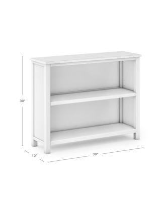 Taiga 2-Shelf Bookcase - Navy: 30" Bookshelf and Storage Unit for Bedrooms or Playrooms, Wooden Shelving for Books, Toys, School Supplies