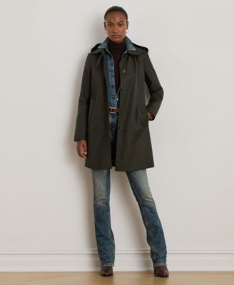 Women's Hooded A-Line Raincoat