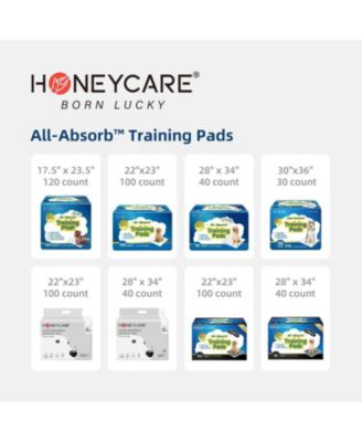 Carbon All-Absorb Puppy Training Pads Dog Potty Pads Absorb Eliminating Urine Odor, Jumbo-Size Charcoal Puppy Pad XL 28x34 inch, 80ct