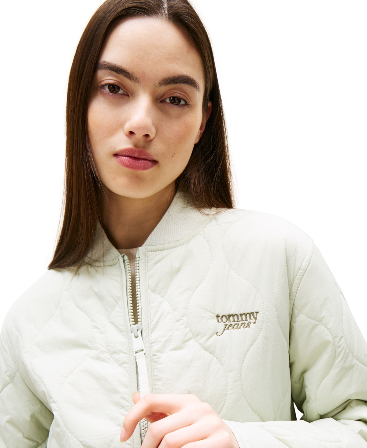 Tommy Jeans Onion Quilted Jacket In White