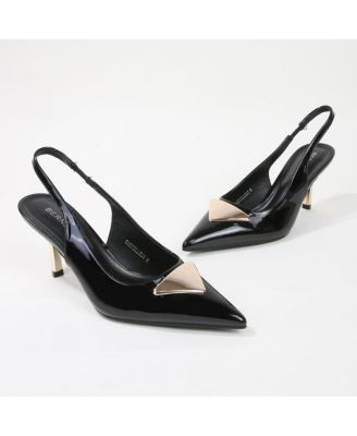 Chevelle Slingback Pump with Metallic Accent