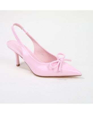 Cree Bow Accent Slingback Pumps