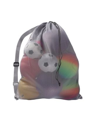 30" x 40" Extra-Large Mesh Sports Ball Drawstring Bag with Adjustable Shoulder Strap (Several Colors Available)