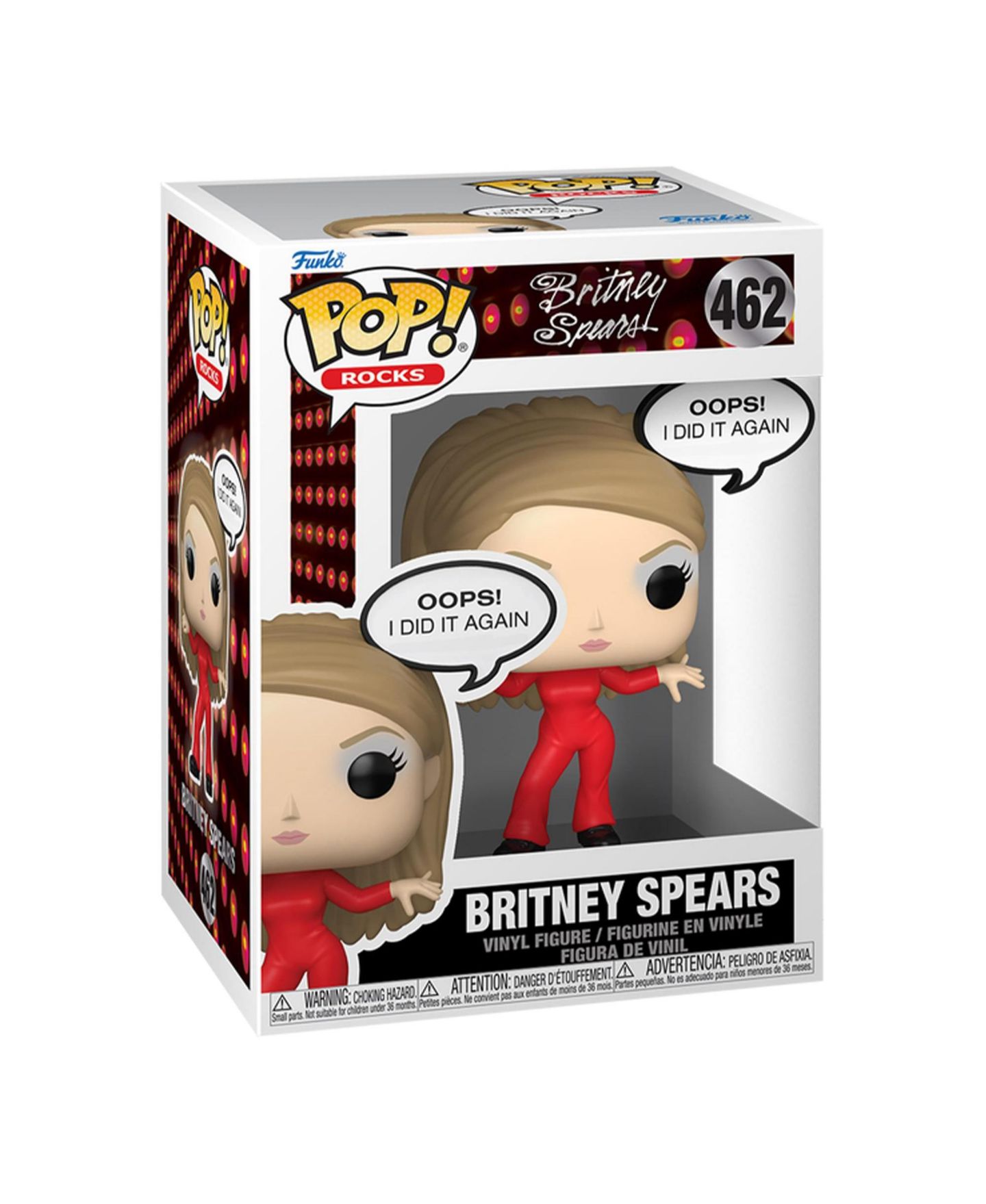 Детская фигурка Funko Pop! Britney Spears Oops, I Did It Again 3.75" Vinyl Figure, Ages 14+ — фото 3
