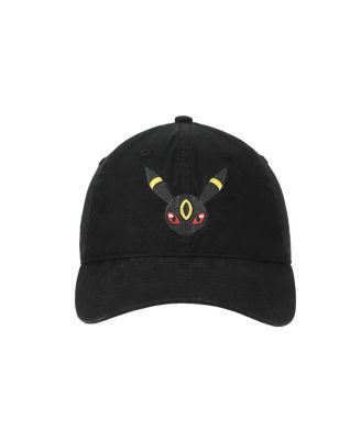 Men's Pokemon Umbreon Face Black Unstructured Baseball Cap