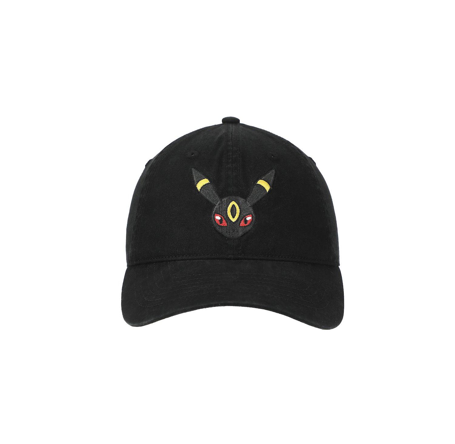 Men's Umbreon Face Black Unstructured Baseball Cap