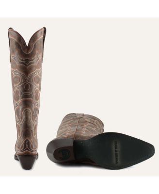 Olivia Leather Cowgirl Boots - Stylish Western Footwear & Comfort By Buck & Brana