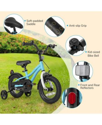 Kids Bike 12-Inch Children Training Bicycle with 2 Brake for 3-8 Years Old