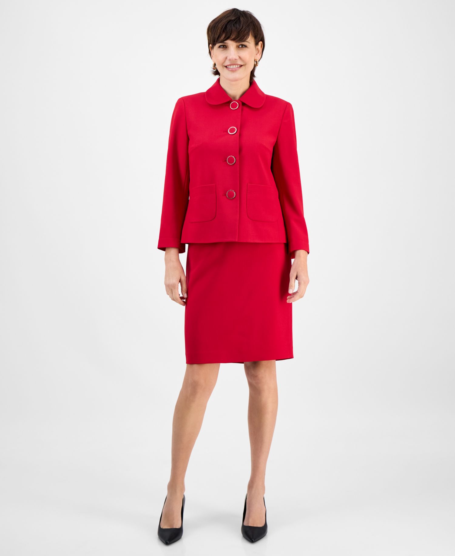 Women's Pencil 2 Piece Skirt Suit