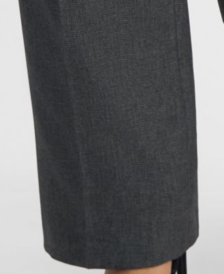 Plus Size Notched Collar Wide-Leg Pantsuit Set